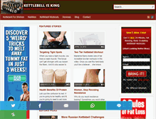 Tablet Screenshot of kettlebellisking.com